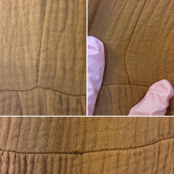 Pink Diamond (Australia) Cotton Tiered Babydoll Tunic Dress, Balloon Sleeves, 4 - Picture 9 of 10